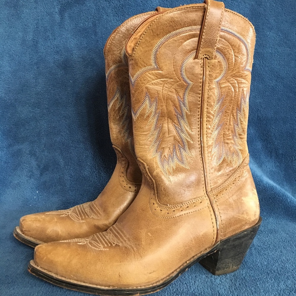 Genuine Leather Cowgirl Boots
